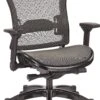 Space Seating® Executive Breathable Mesh Back Chair With Flip Arms [317-R22C7KF7]