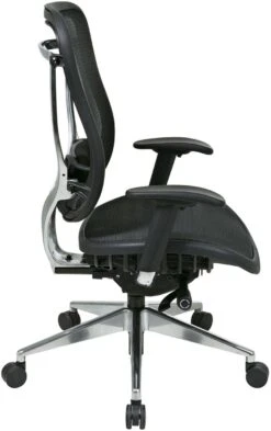 Space Seating® Executive High Back Mesh Chair Aluminum Base [818A-11P9C1A8] -Office Chairs Unlimited Sales space seating executive high back mesh chair aluminum base 818a 11p9c1a8 13692856402060