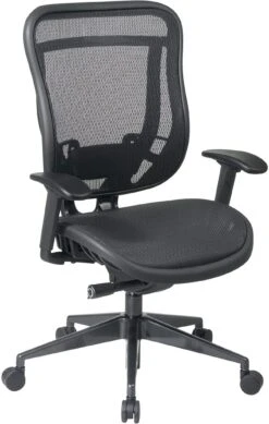 Space Seating® Executive High Back Mesh Chair Gunmetal Base [818-11G9C18P]