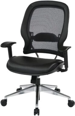 Space Seating® Professional Air Grid® Back Chair Bonded Leather Seat [335-E37P918P] -Office Chairs Unlimited Sales space seating professional air grid back chair bonded leather seat 335 e37p918p 29478445777047