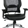 Space Seating® Professional Air Grid® Back Chair Bonded Leather Seat [335-E37P918P]
