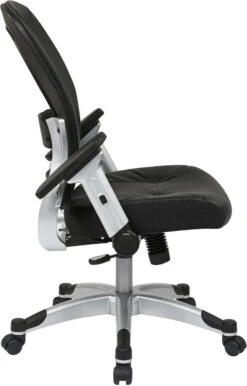 Space Seating® Professional Light Air Grid® Back Bonded Leather Chair [327-E36C61F6] -Office Chairs Unlimited Sales space seating professional light air grid back bonded leather chair 327 e36c61f6 29016636096663