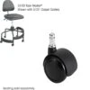 Task Master® Carpet Casters 2" Set Of 5 [5131]