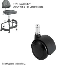 Task Master® Carpet Casters 2" Set Of 5 [5131]