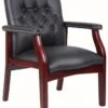 Boss Traditional Hardwood Frame Visitors Chair [B959]