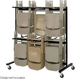 Two-Tier Folding Chair Cart [4199BL]