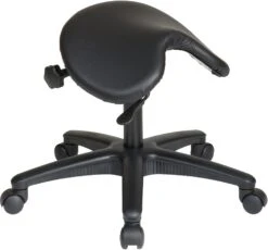 Work Smart Backless Saddle Stool With Adjustable Seat [ST203]