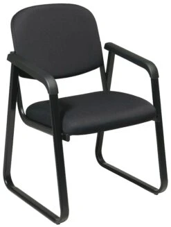 Work Smart Deluxe Sled Base Arm Chair [V4410] -Office Chairs Unlimited Sales work smart deluxe sled base arm chair v4410 36839431340280