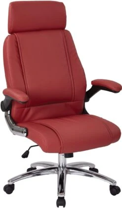 Work Smart™ Executive Faux Leather Chair Chrome Base [FL27513C]
