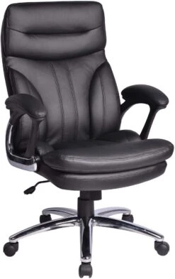 Work Smart Executive High Back Faux Leather Desk Chair [FL2604C]