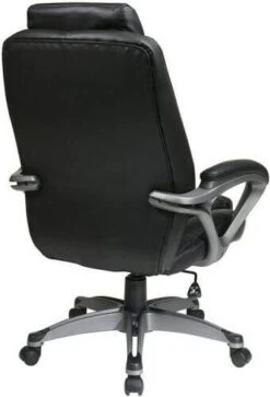 Work Smart Executive Office Chair With Adjustable Headrest [ECH89186] -Office Chairs Unlimited Sales work smart executive office chair with adjustable headrest ech89186 29483457020055