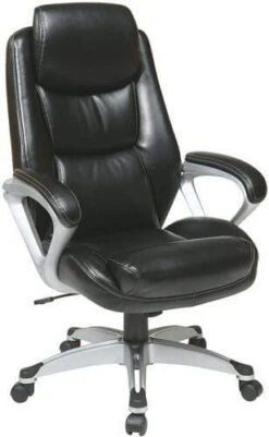 Work Smart Executive Office Chair With Adjustable Headrest [ECH89186]