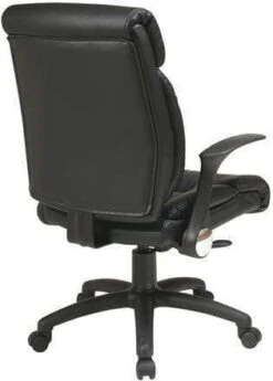 Work Smart™ Faux Leather Managers Chair With Flip Arms [FL89675] -Office Chairs Unlimited Sales work smart faux leather managers chair with flip arms fl89675 31679017386135