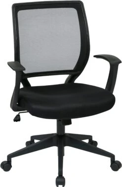 Work Smart Screen Back Office Star Mesh Chair [EM51022N] -Office Chairs Unlimited Sales work smart screen back office star mesh chair em51022n black mesh 3 31692724535447